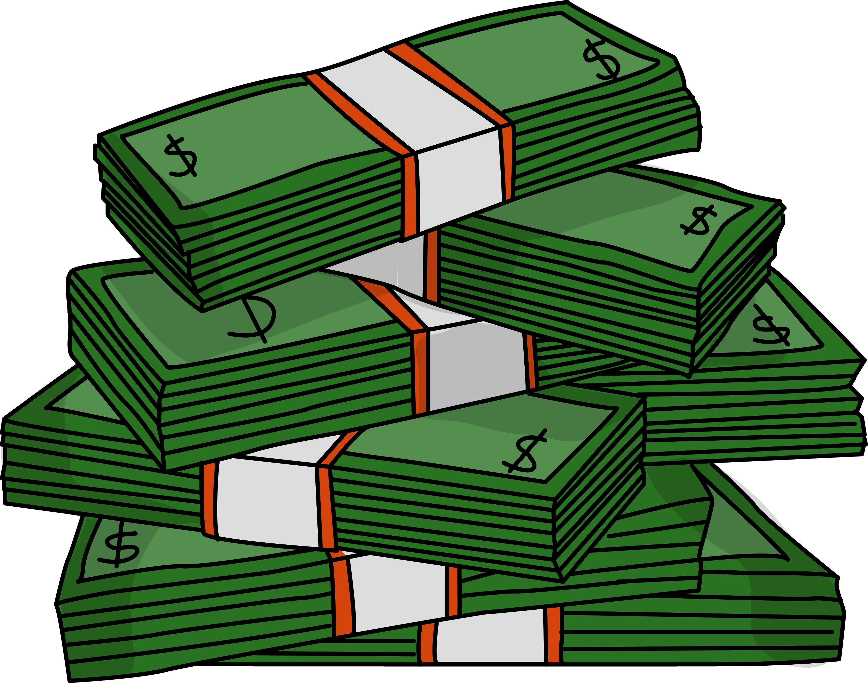 Stacked Currency Illustration