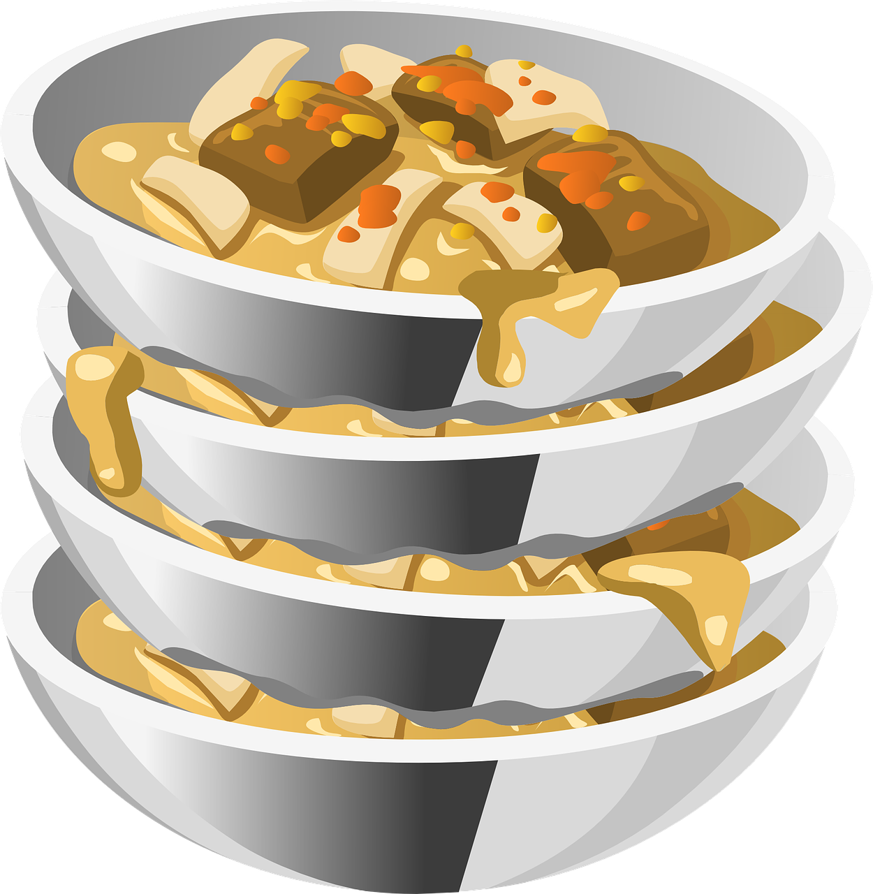 Stacked Dumpling Steaming Bowls