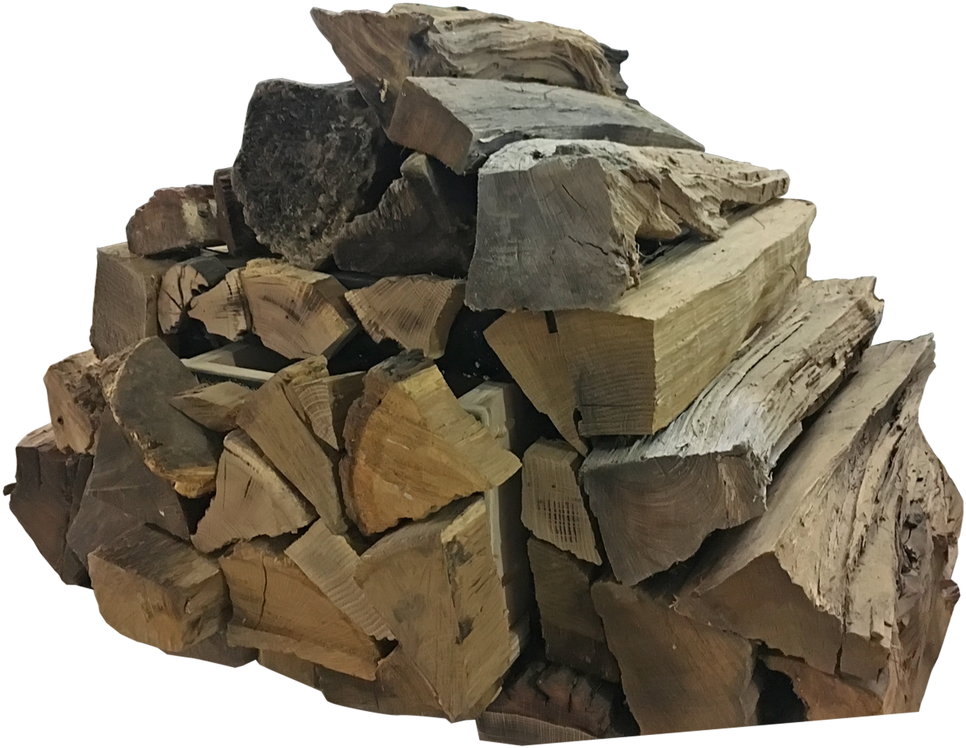 Stacked Firewood Pile