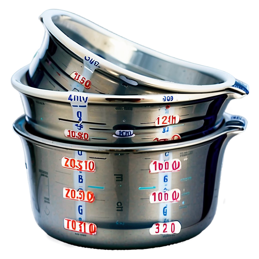 Stacked Measuring Cup Png Gio