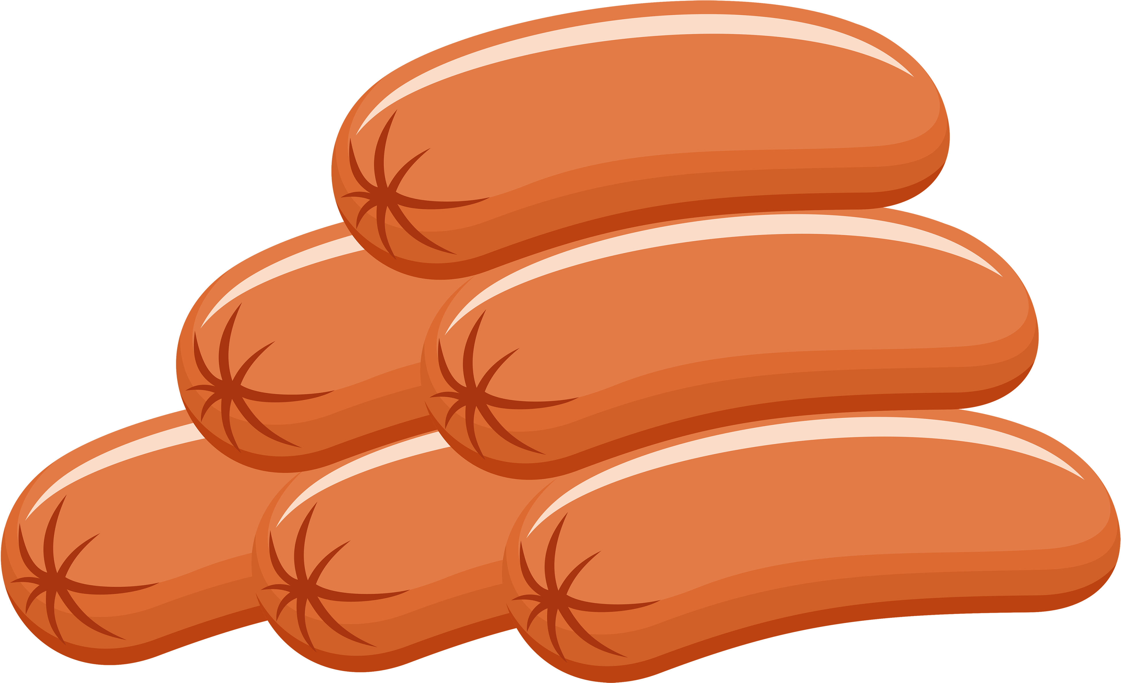 Stacked Sausages Graphic