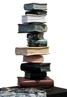 Stackof Antique Books