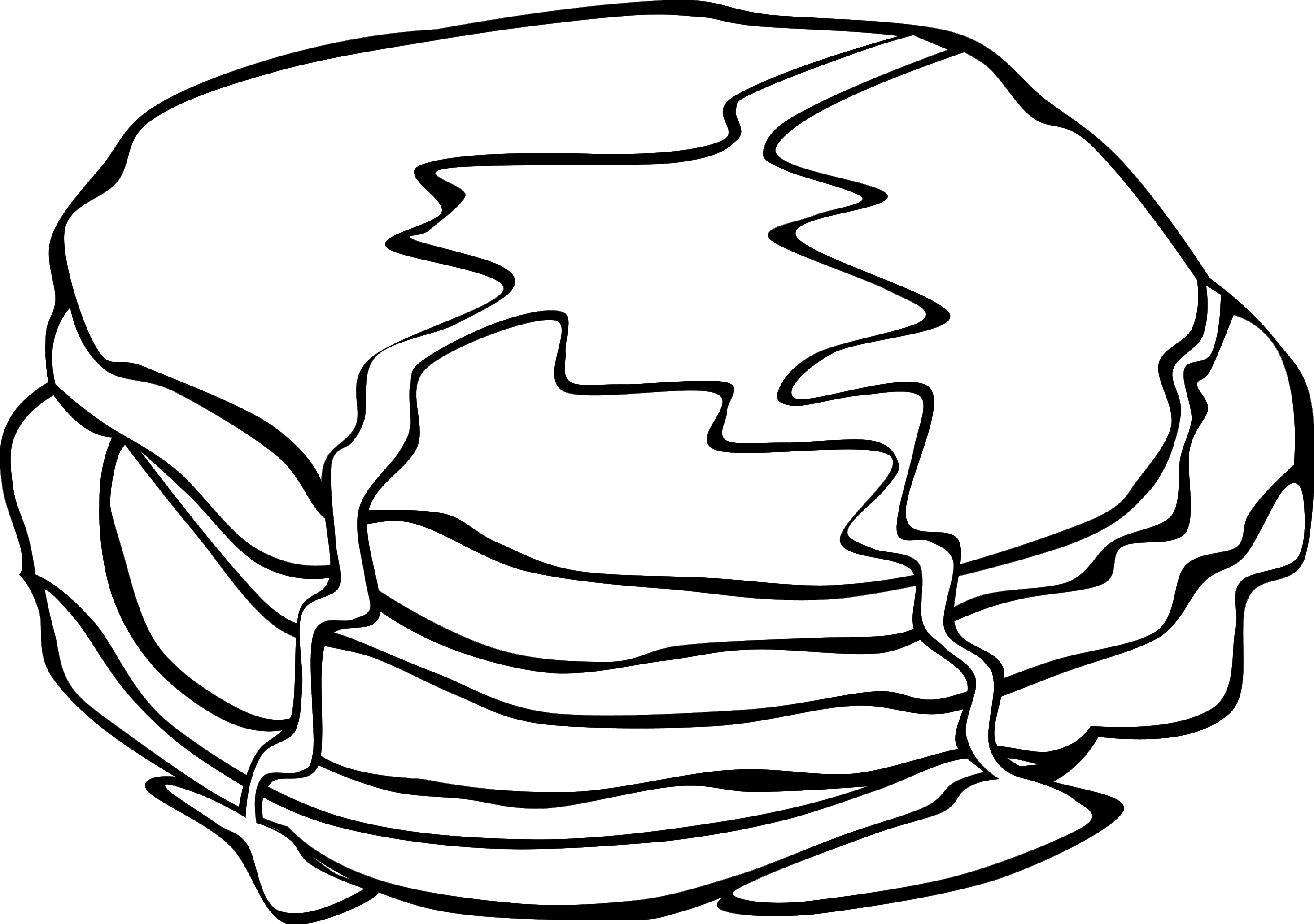 Stackof Pancakes Illustration