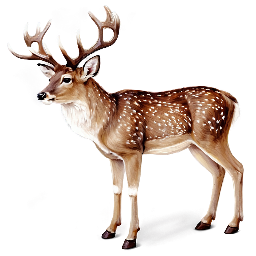 Stag Deer Illustration Png Rgj49