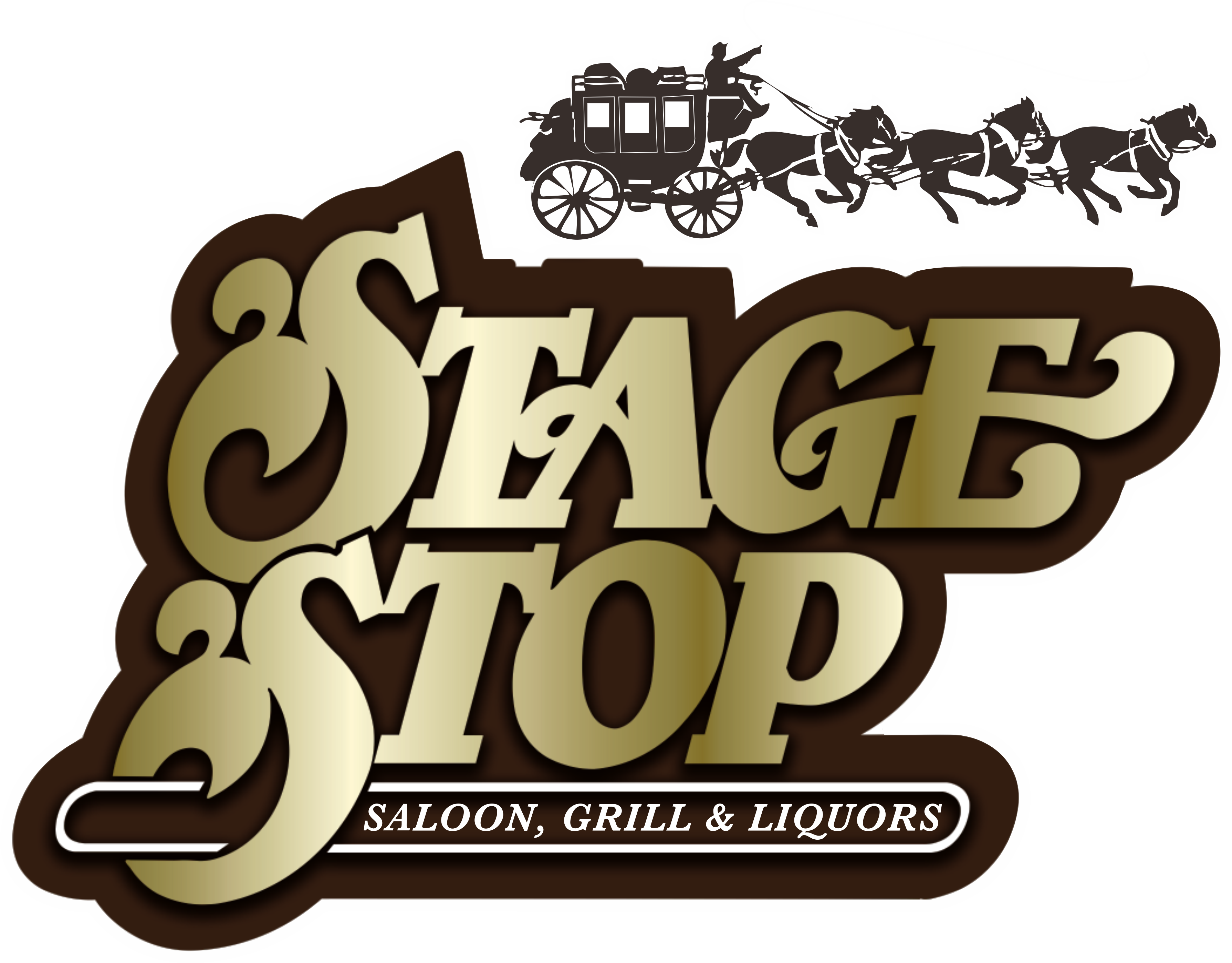 Stage Stop Saloon Grill Liquors Signage