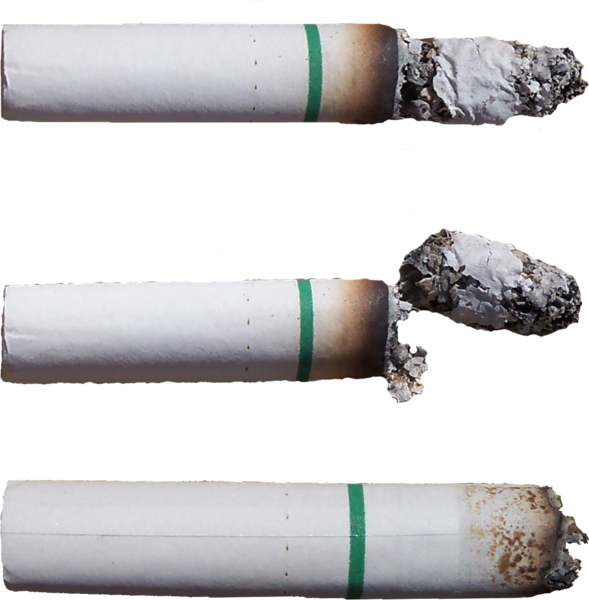 Stagesof Burnt Cigarette