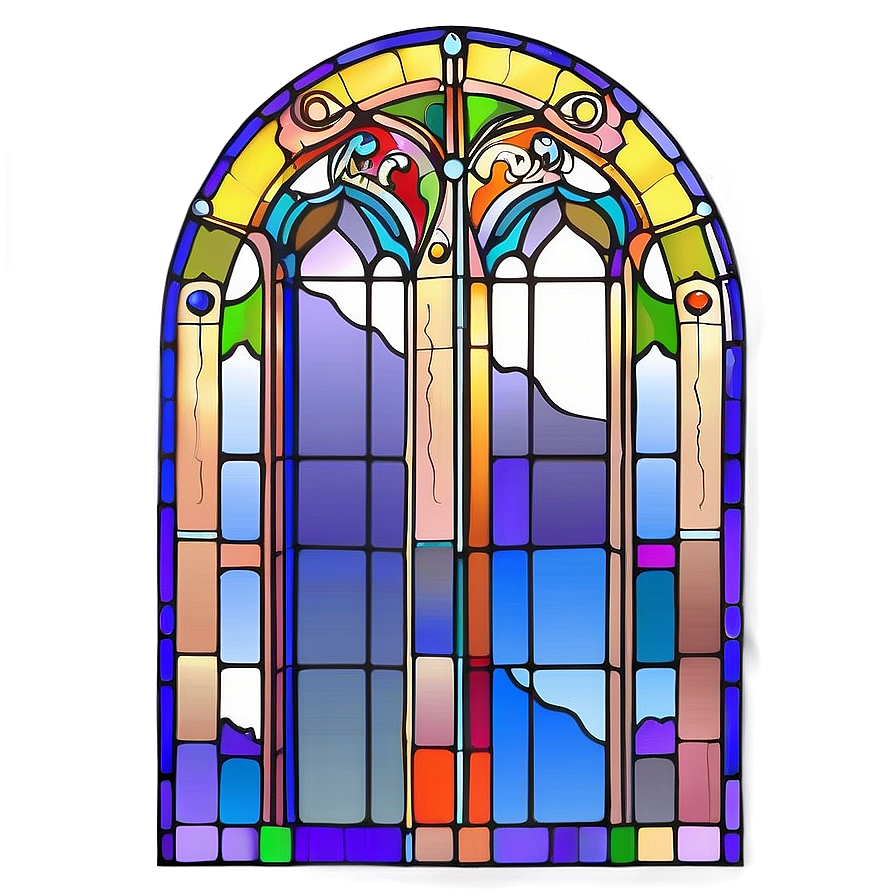 Stained Glass Window Art Png Yyy79