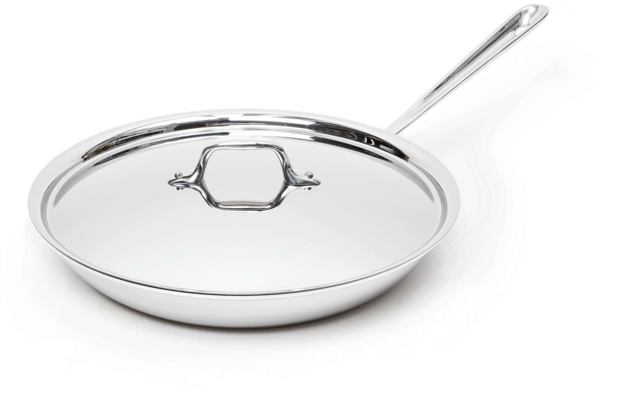 Stainless Steel Frying Pan With Lid