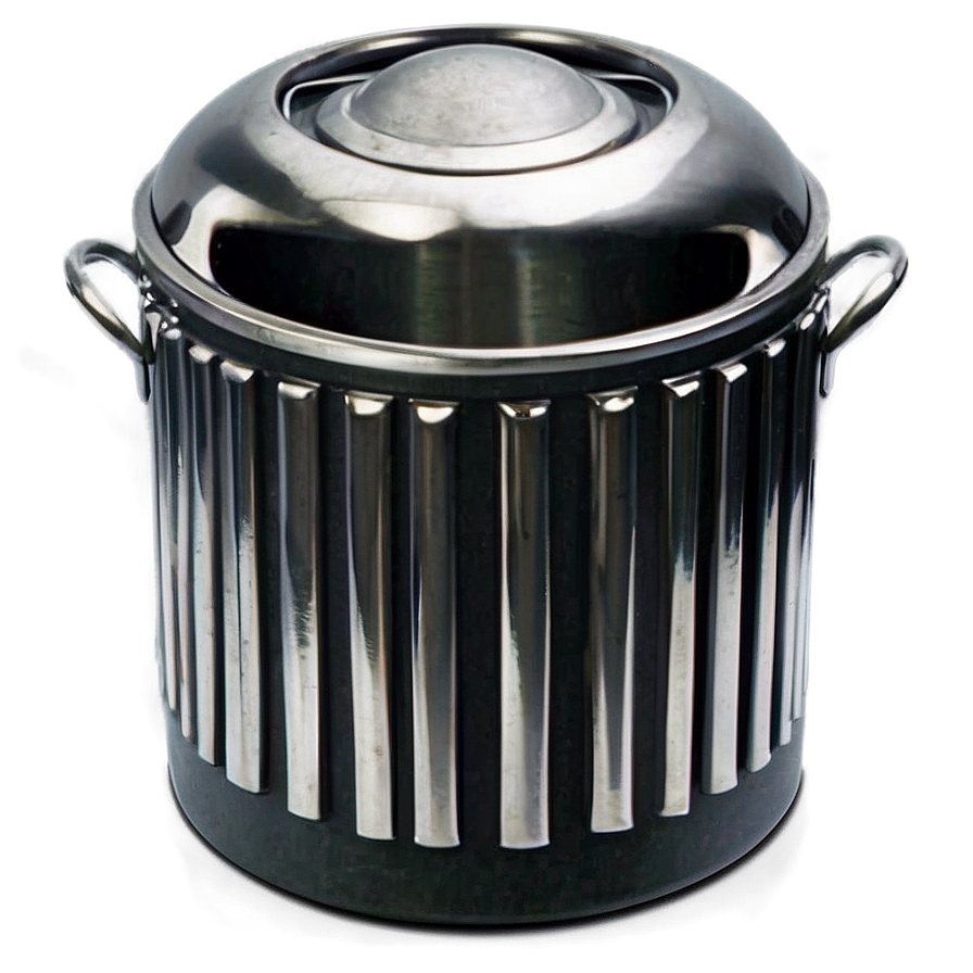 Stainless Steel Trash Can Png 48