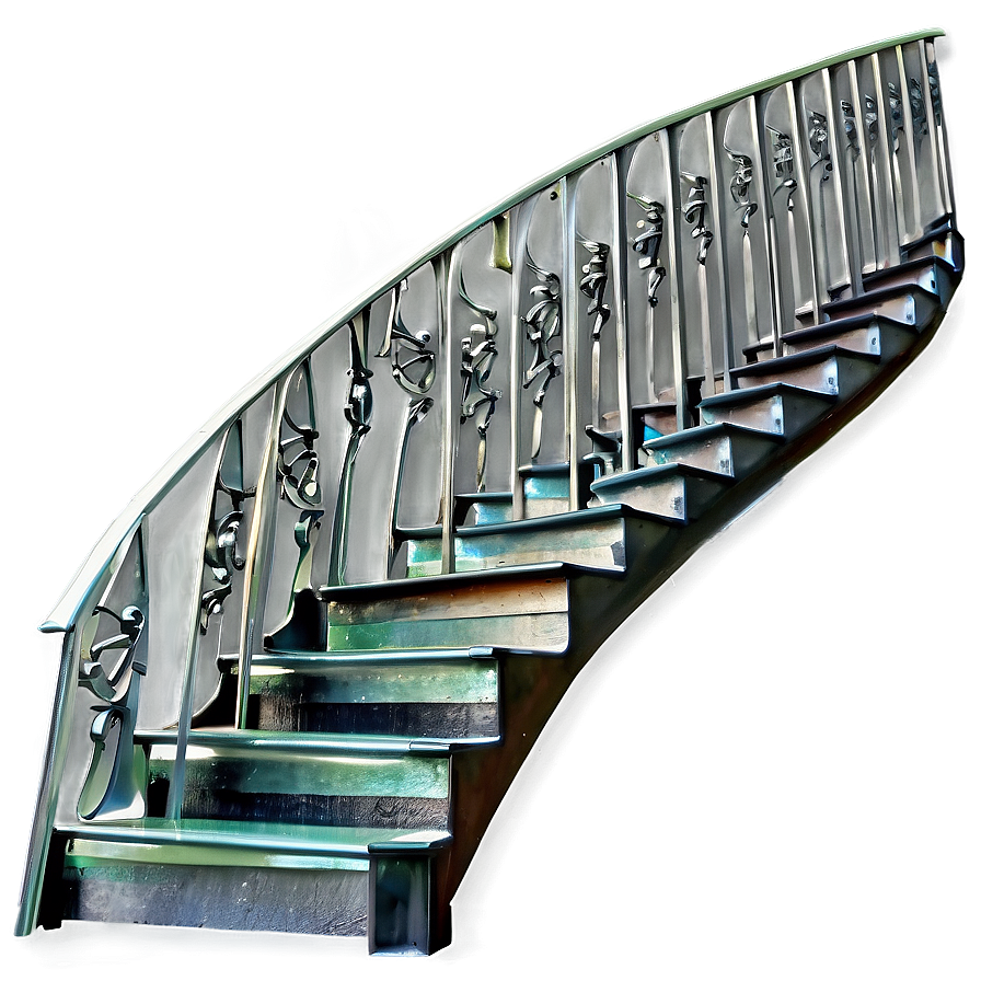 Staircase With Railing Png 45