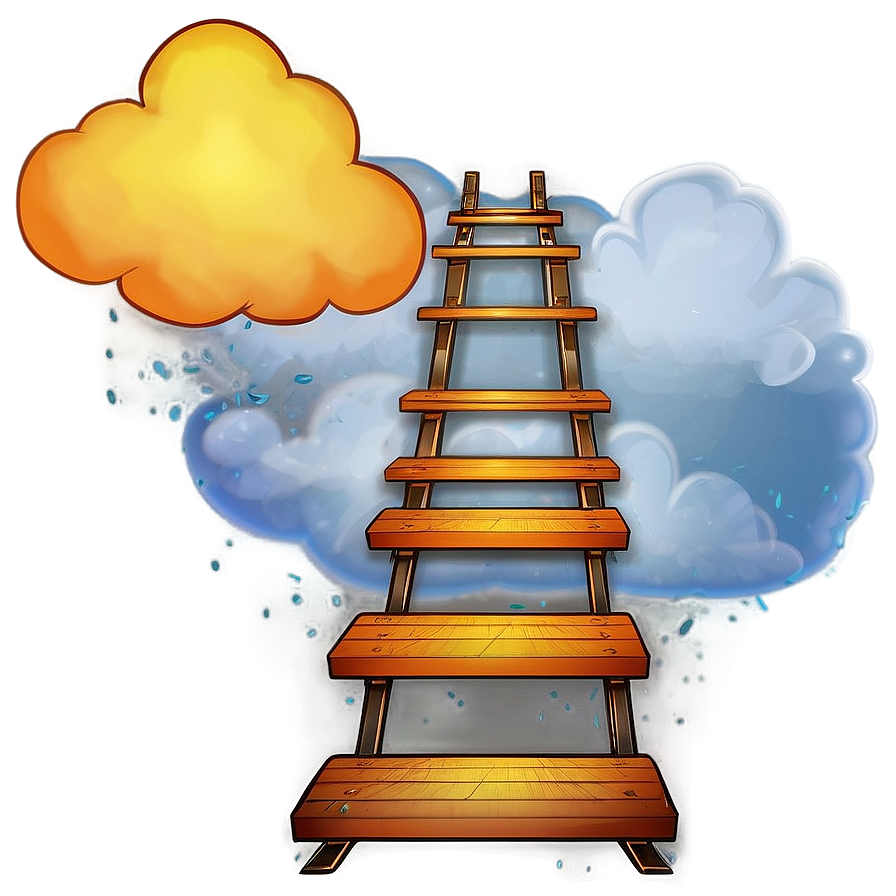 Stairway Through The Clouds Png 06252024