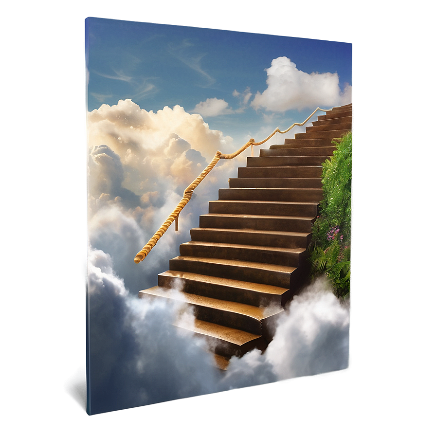 Stairway Through The Clouds Png Ige