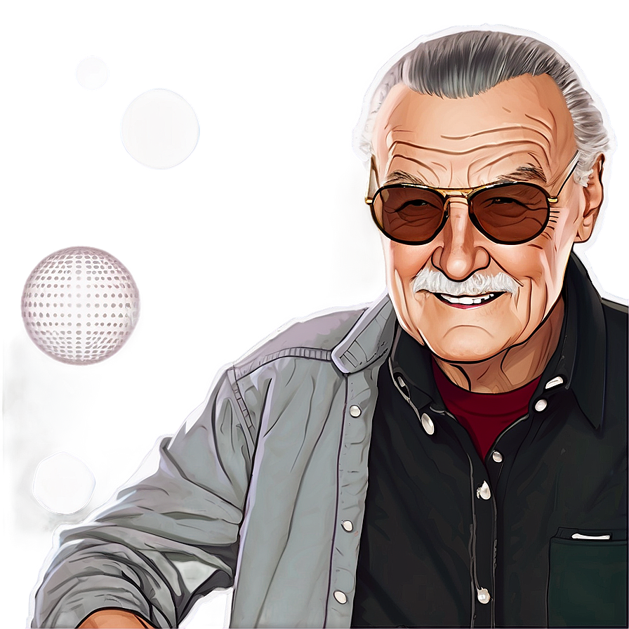 Stan Lee Creating Comics Png 06242024