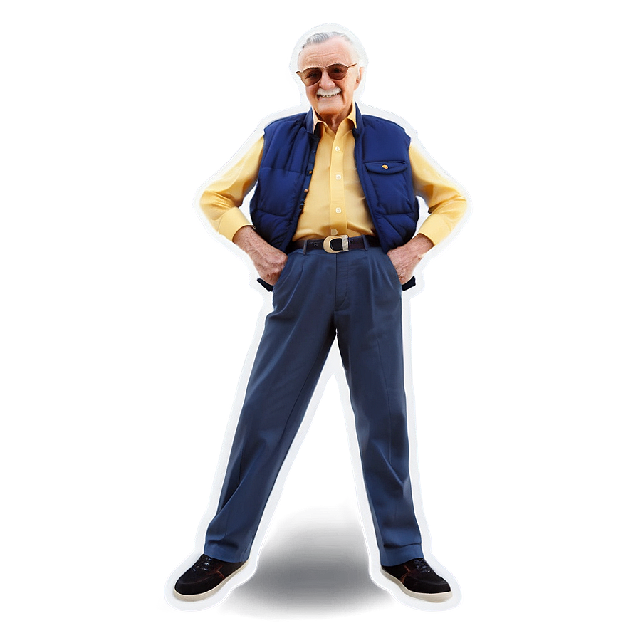 Stan Lee Graphic Design Png Emc90