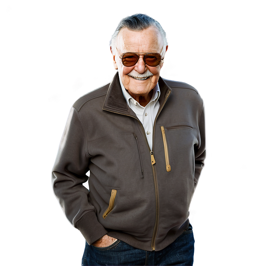 Stan Lee In Marvel Studio Png Vrb91