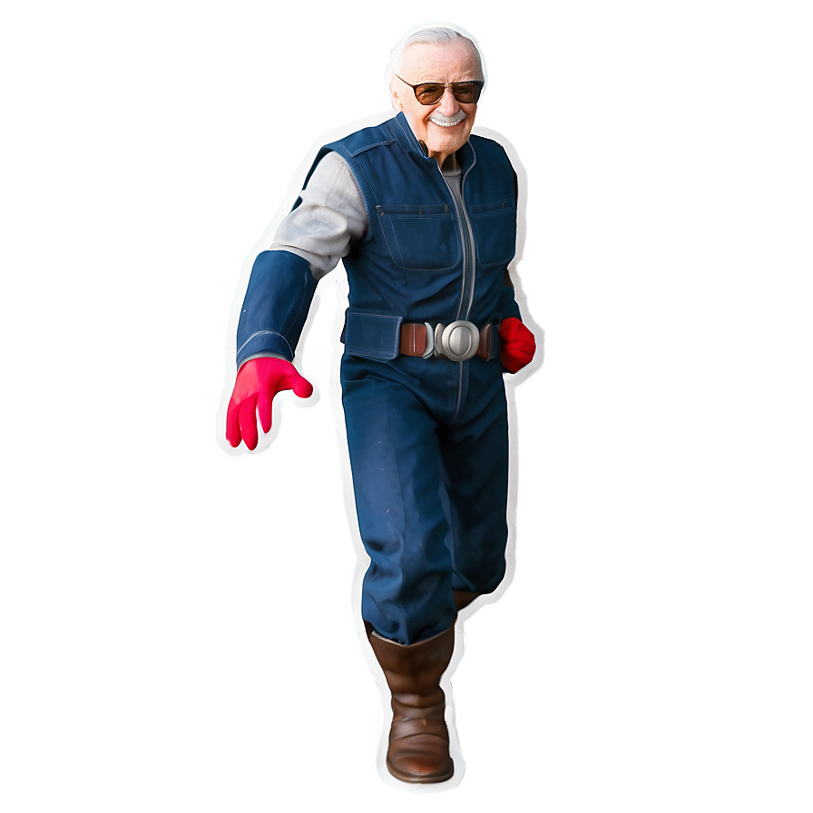 Stan Lee Superhero Pose Png Puw92