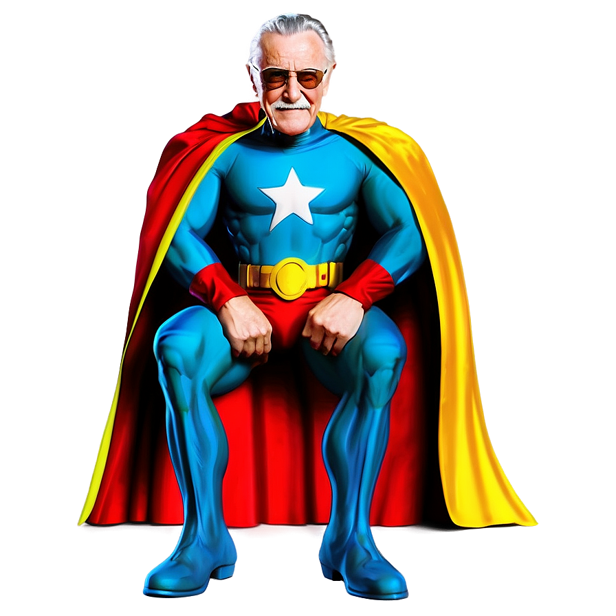 Stan Lee Superhero Sketch Png 99