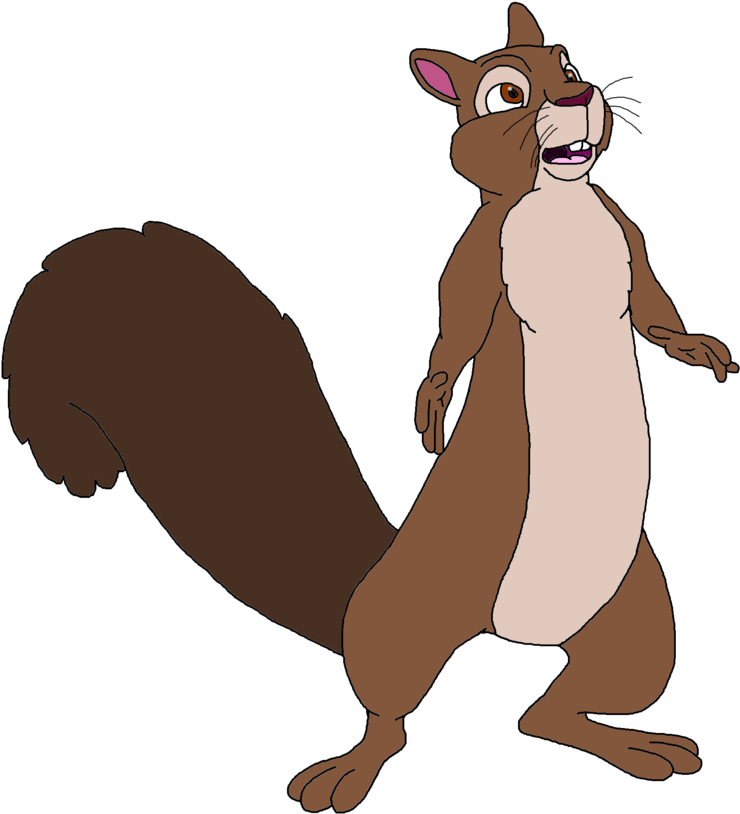 Standing_ Animated_ Squirrel_ Character