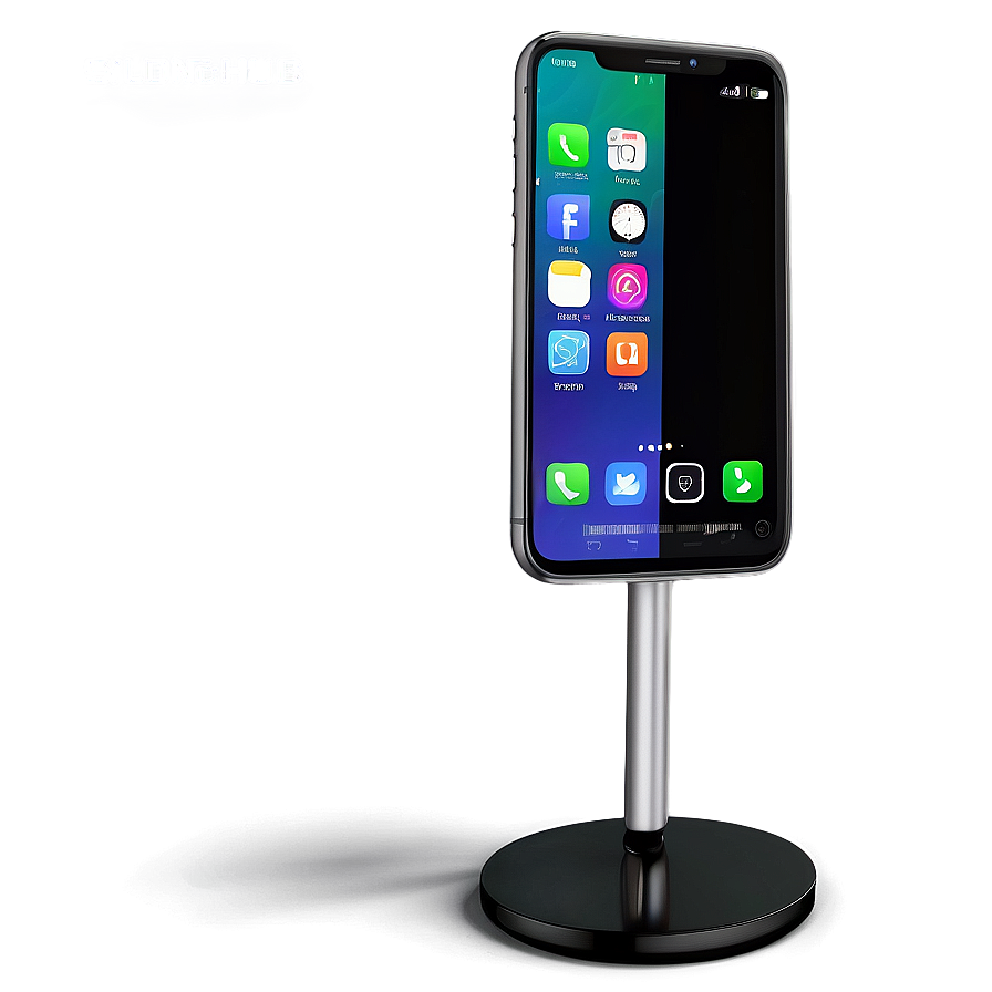 Standing Phone Mockup Png Mum2