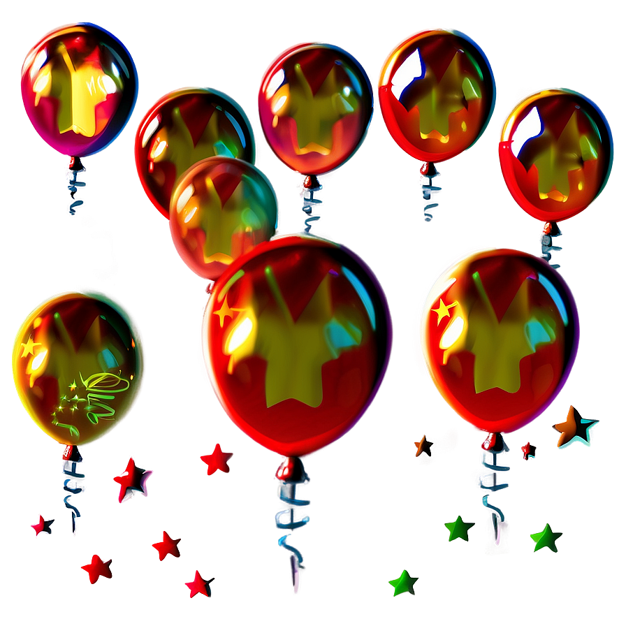 Star Balloons Png 05042024