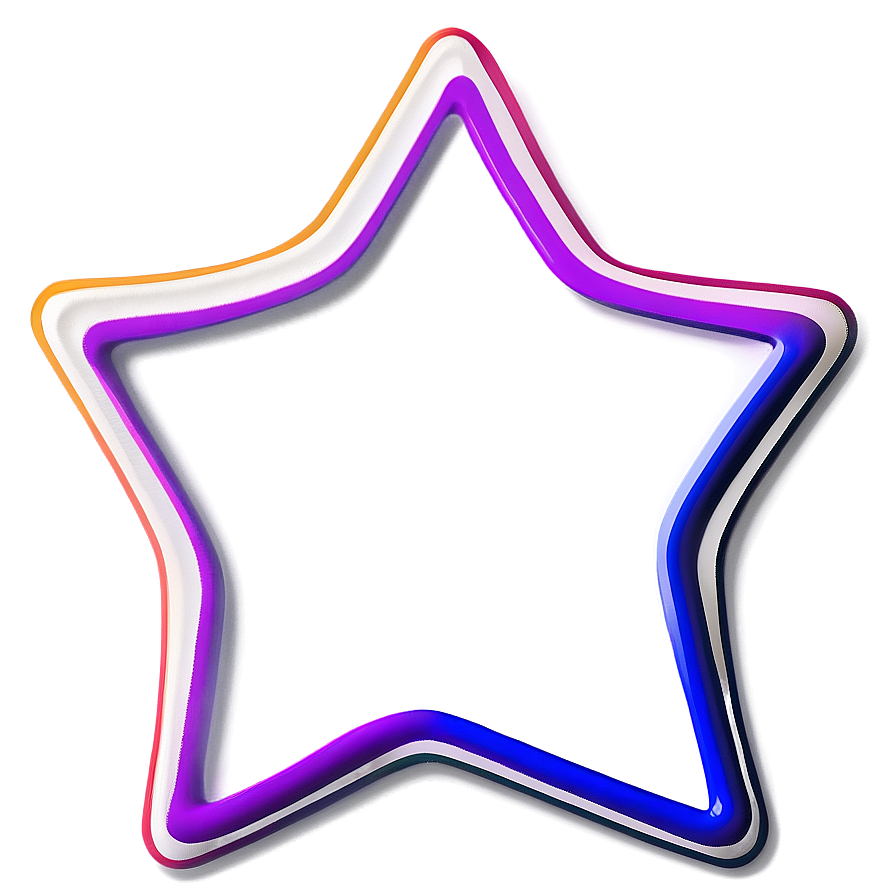 Star Border Outline Png Tow