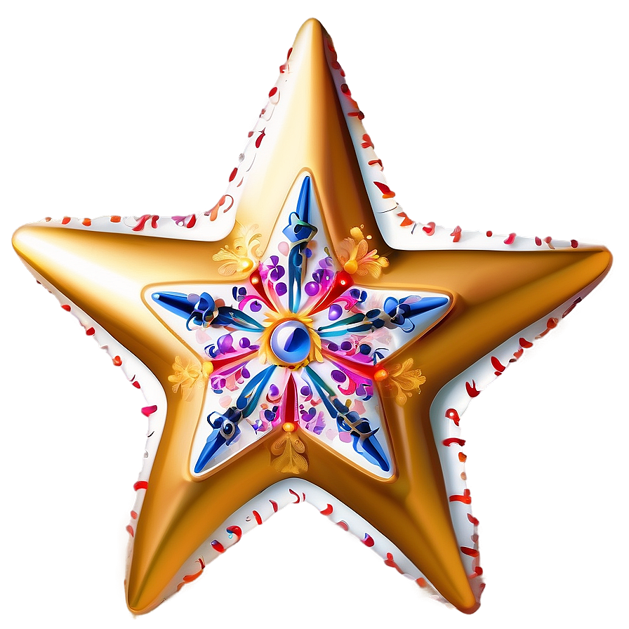 Star Decoration Clipart Png 06202024