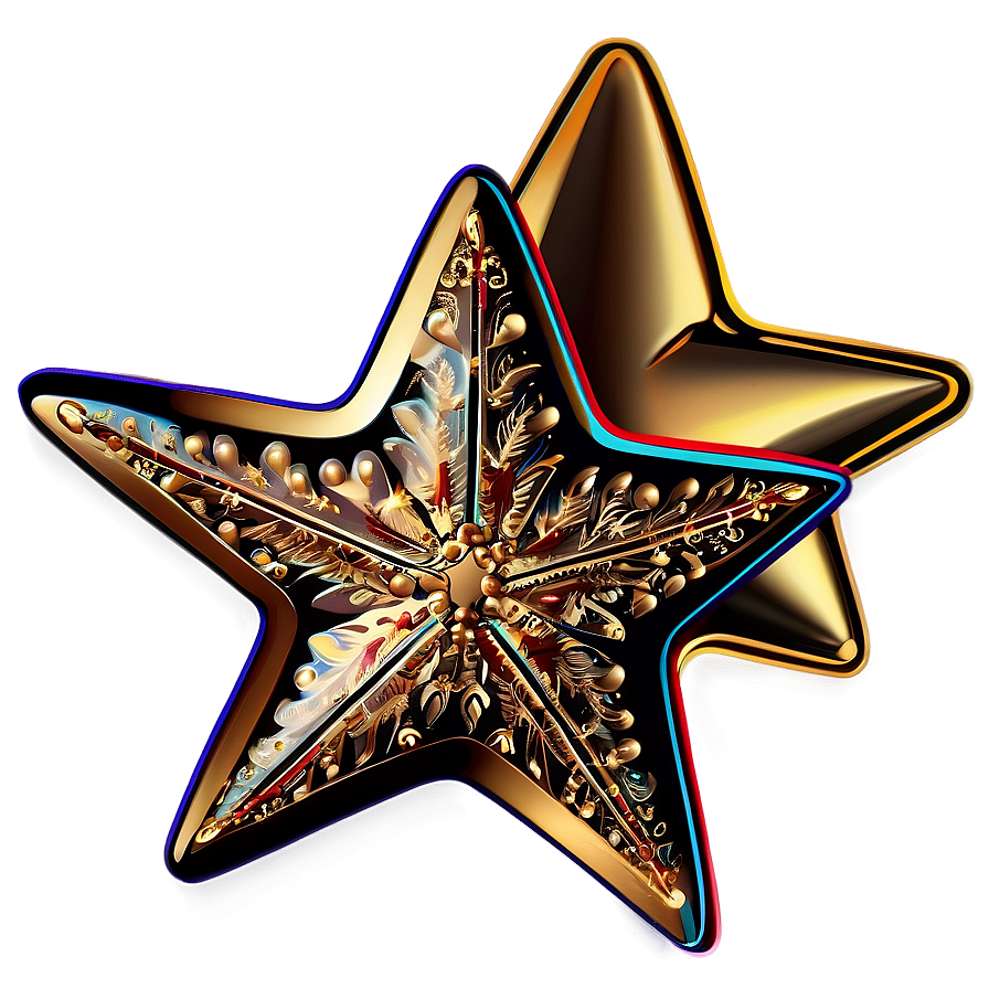 Star Decoration Clipart Png Bky