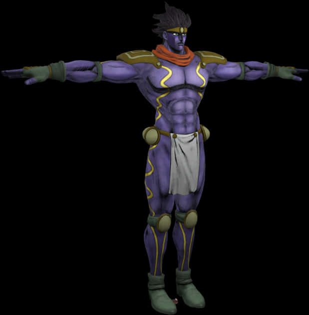 Star Platinum Standing Pose