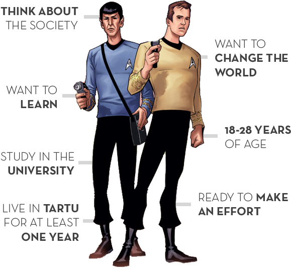 Star Trek Characters Youth Inspiration