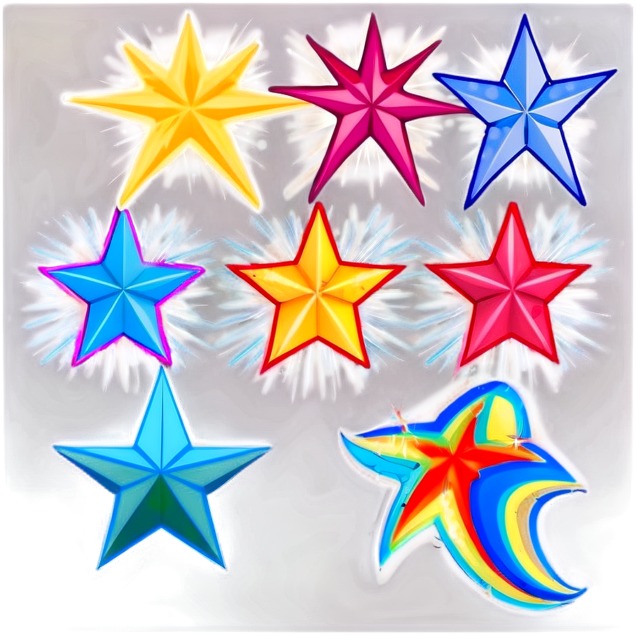 Star Vector Set Png Ggu