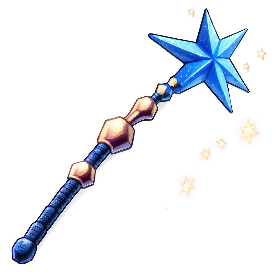 Star Wand Illustration Png 06132024