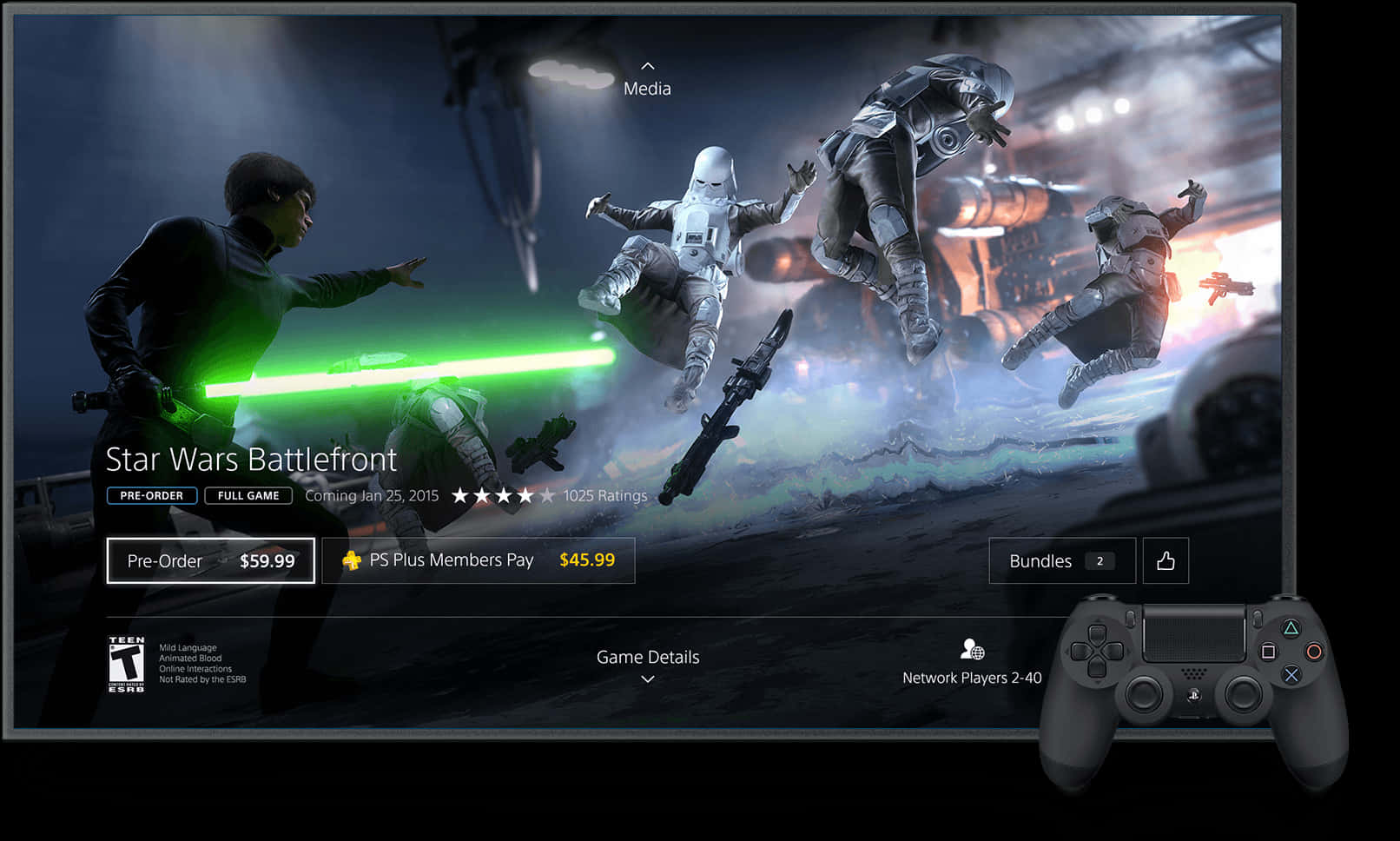 Star Wars Battlefront Game Advertisement