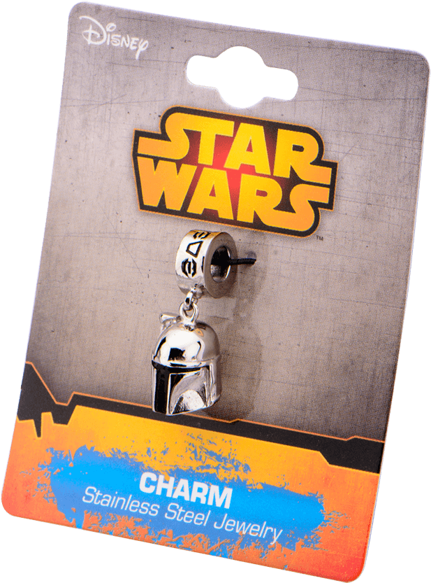 Star Wars Boba Fett Helmet Charm Packaging