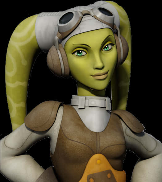 Star Wars Twilek Pilot Portrait