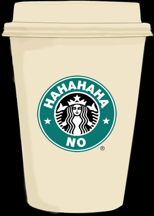 Starbucks Cup With Modified Logo