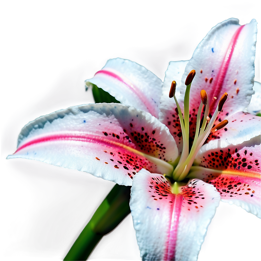 Stargazer Lily Close-up Png Ddu