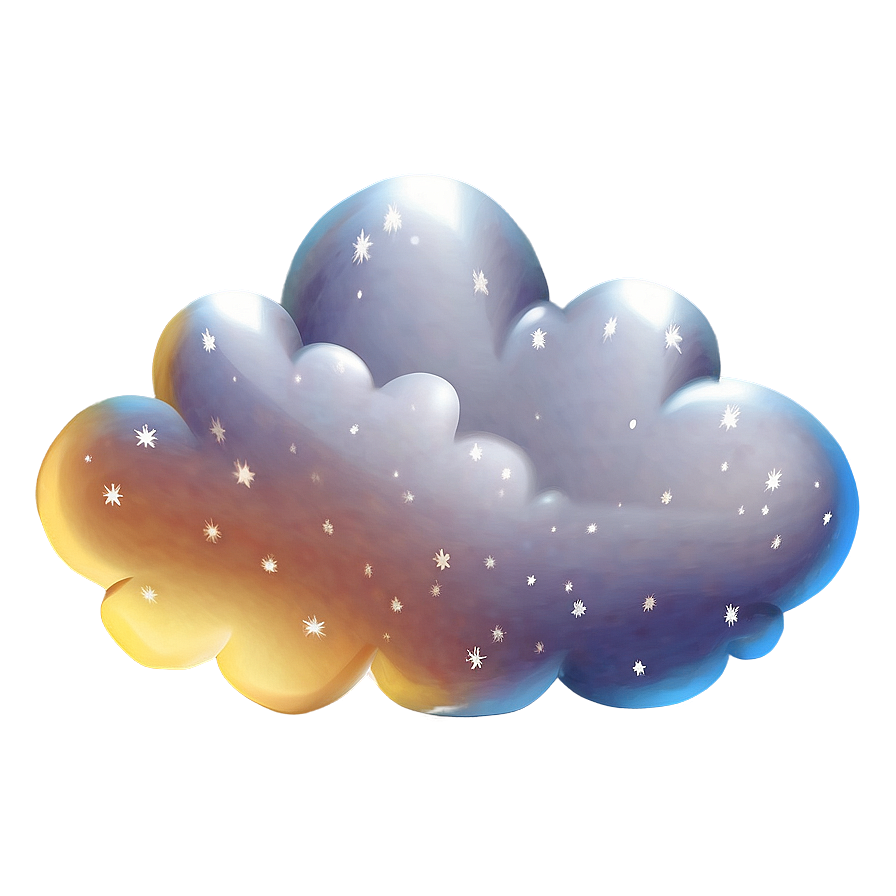 Starry Night Cloud Png 93