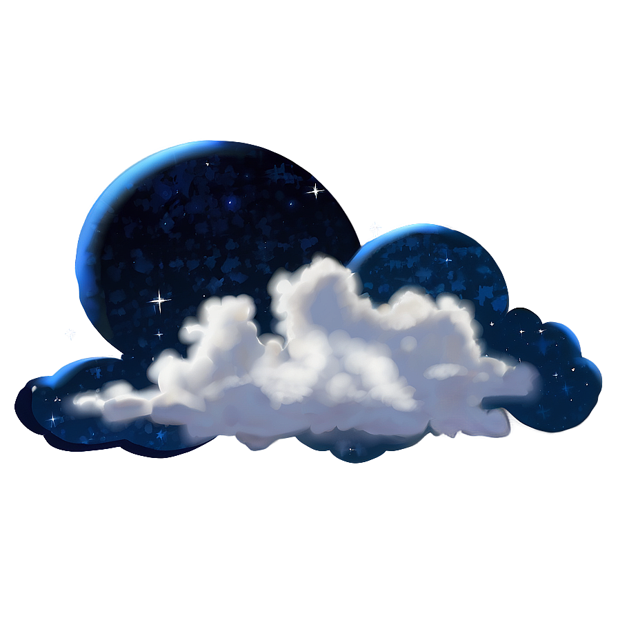 Starry Night Cloud Png Ell53