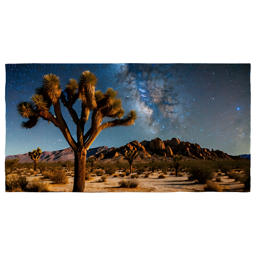 Starry Night Joshua Tree Png Xsw