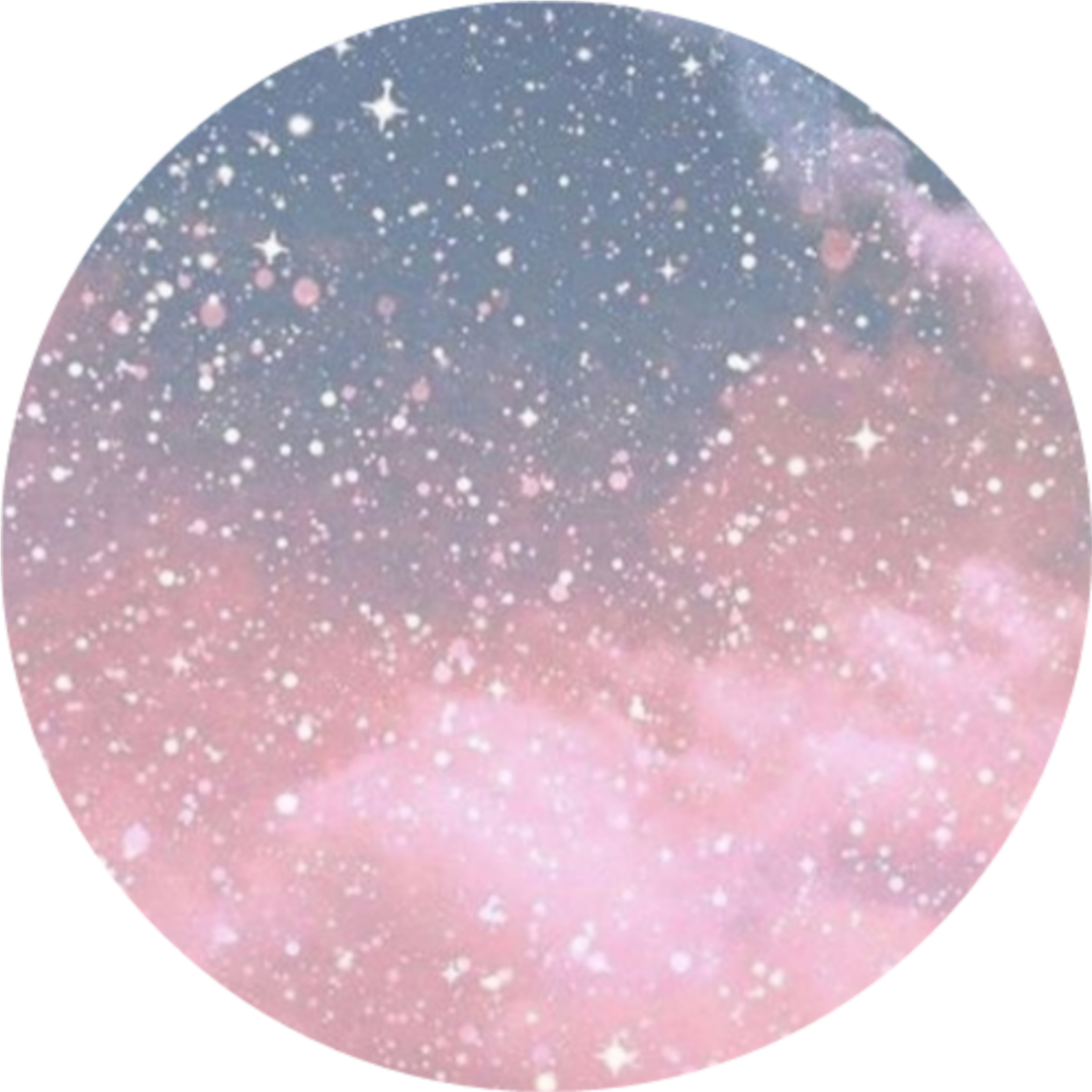 Starry Pink Circle Background