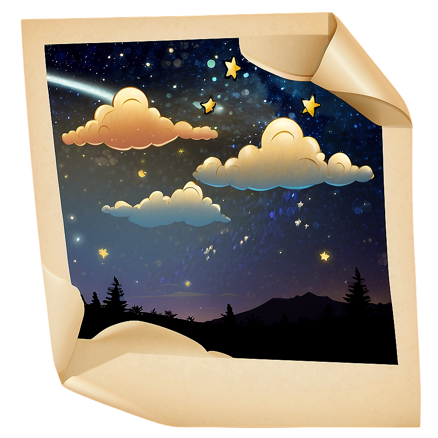 Starry Sky Dreamscape Png Bvv68