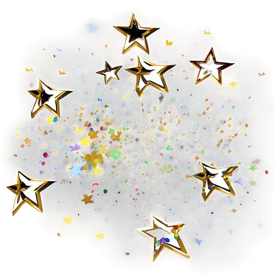 Stars Confetti Transparent Png Lvh83