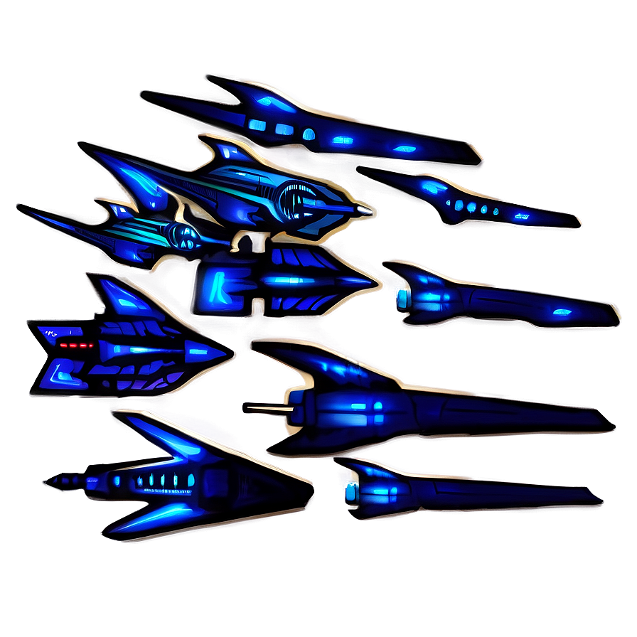 Starship Battle Formation Png Cnc