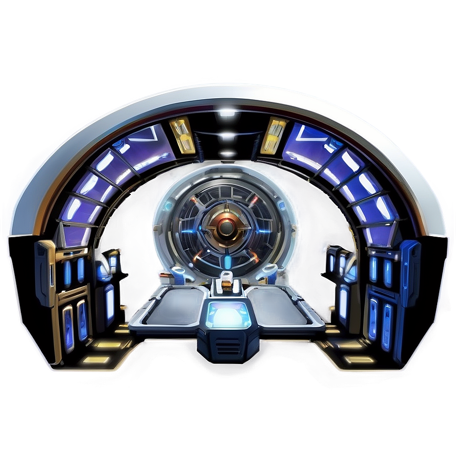 Starship Corridor Layout Png Vsd86