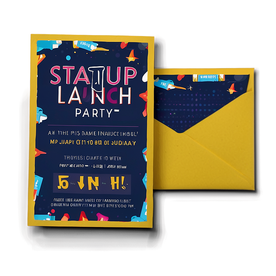 Startup Launch Party Invitation Png Rxp