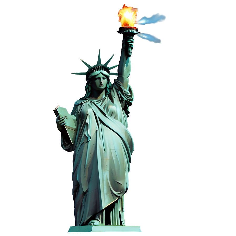 Statue Of Liberty Torch New York Png Lfg45