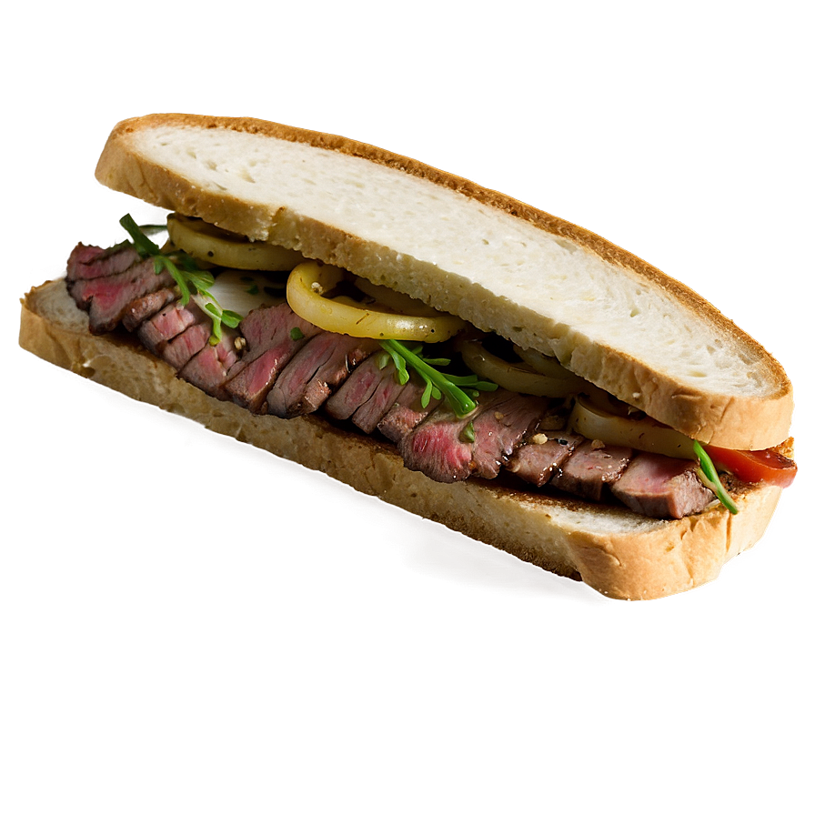 Steak And Onion Sandwich Png 05252024