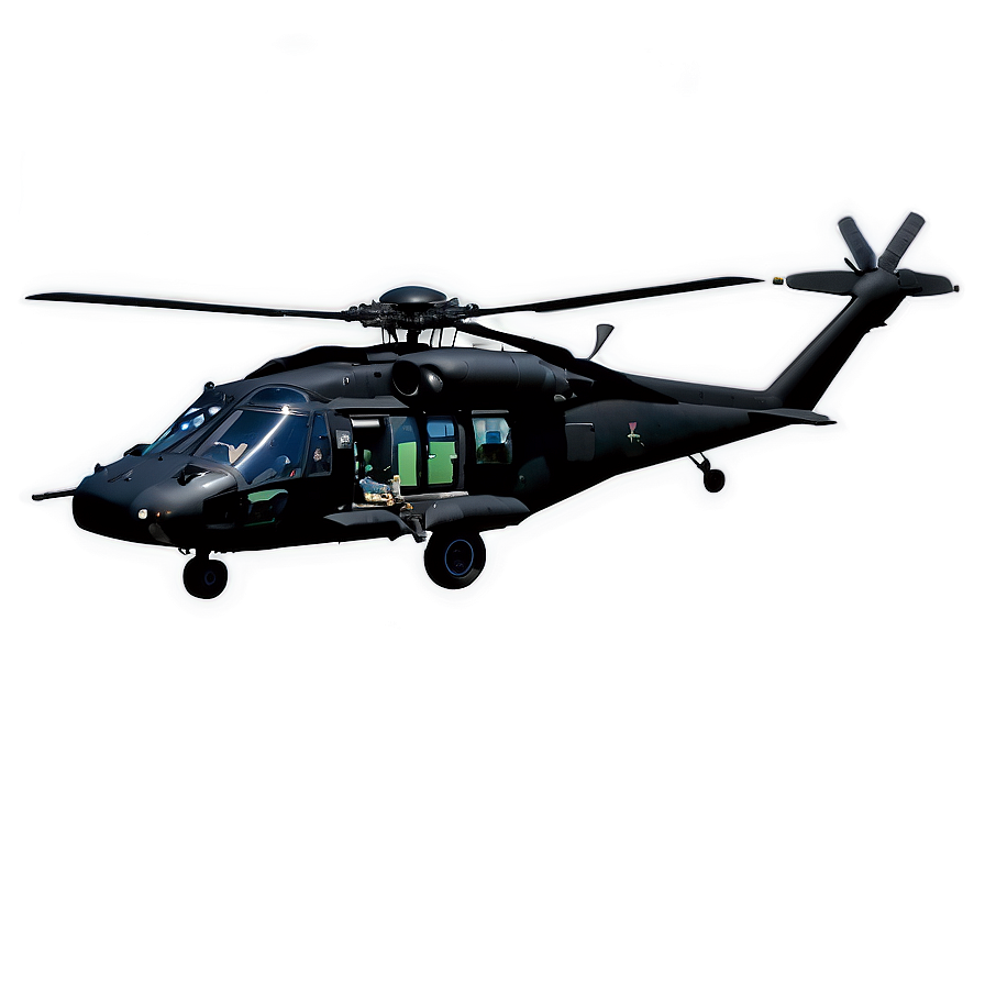 Stealth Black Hawk Helicopter Png 32