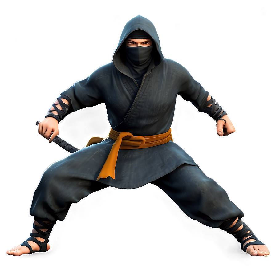 Stealthy Ninja Enemy Png 06242024