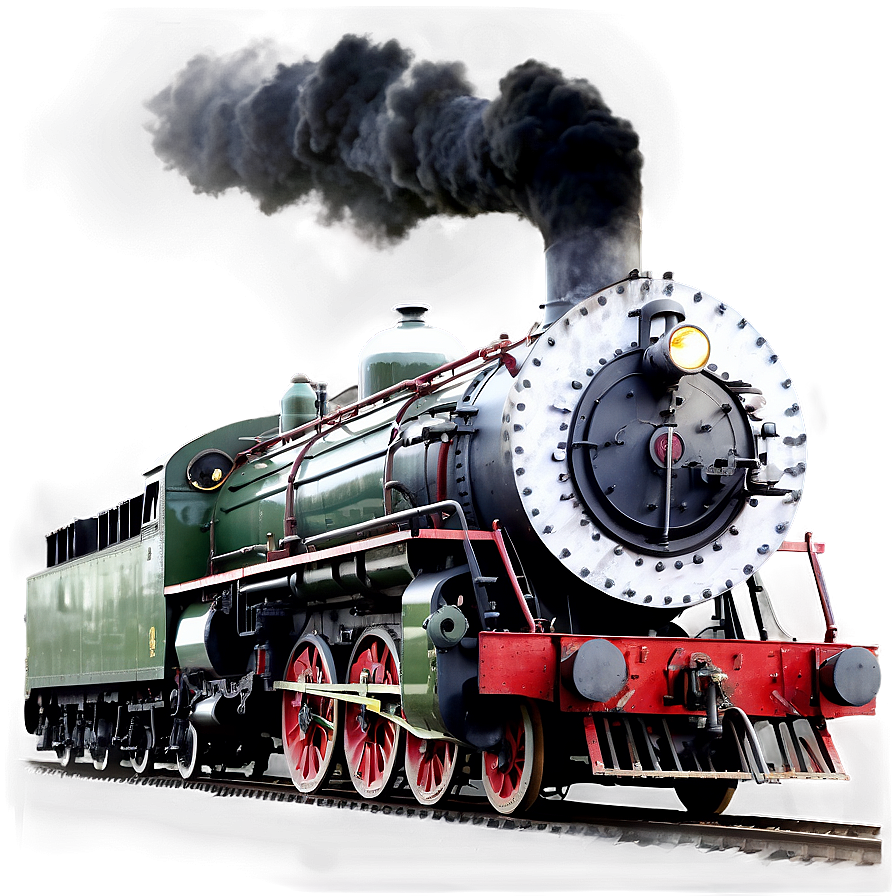 Steam Locomotive Vintage Png Hru